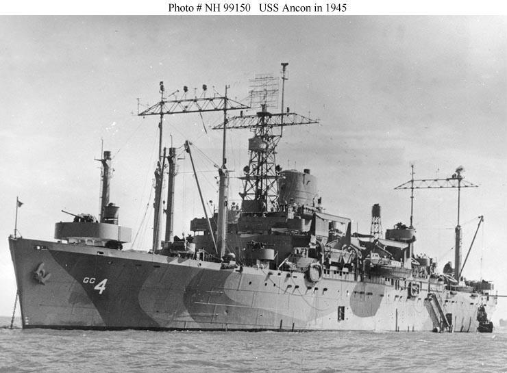USS Ancon returned to Portland