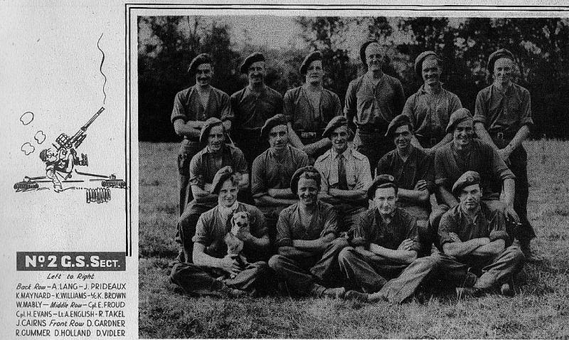 521 Field Survey Company on a mission to Rheine, Germany on 1945-04-05