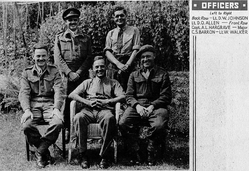 521 Field Survey Company on a mission to Hamminkeln, Germany on 1945-04-01