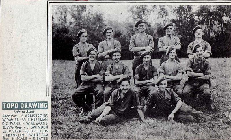 521 Field Survey Company on a mission to Amblie, France on 1944-06-12