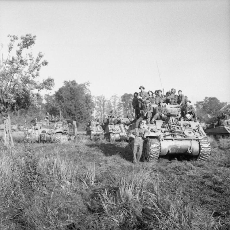 22 Armoured Brigade crosses the Risle