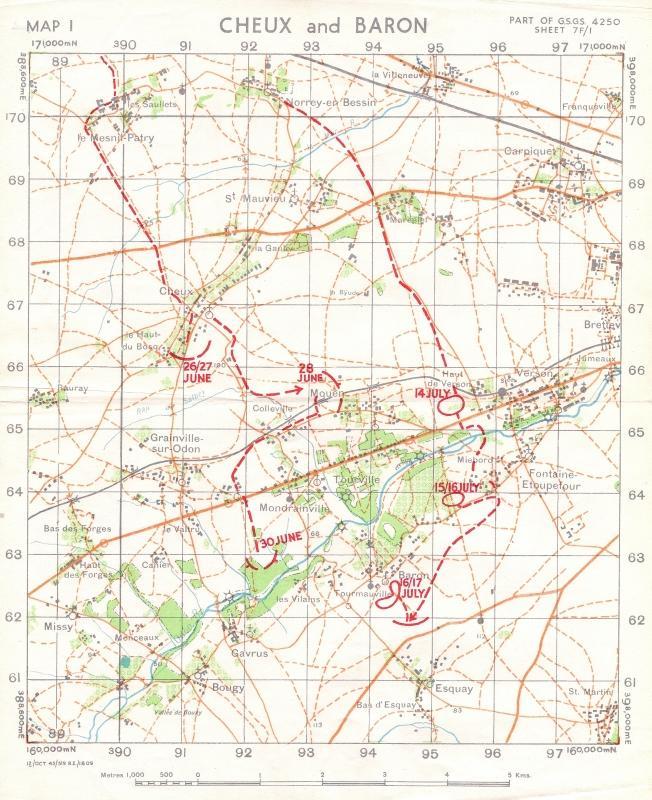 10 The Highland Light Infantry supporting tanks ran into a minefield