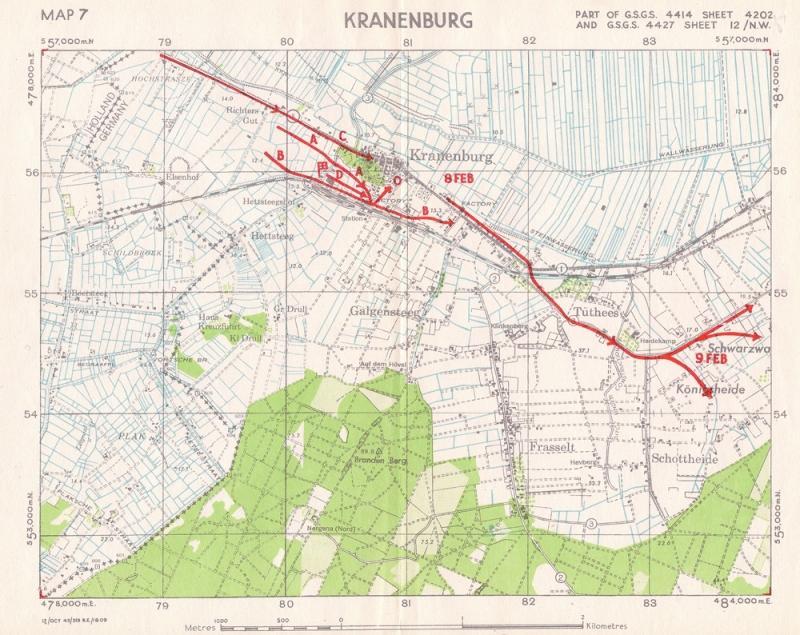 10 The Highland Light Infantry attack Kranenburg