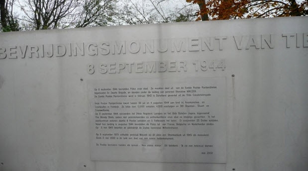 1st Polish Armoured Division liberation of Thielt