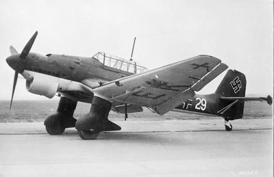 Ju 87 lost at North Sea on 14-07-1940 (SGLO ref: T0749D)