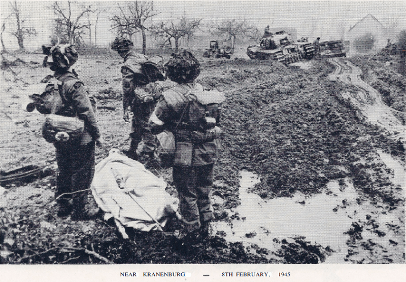 10 The Highland Light Infantry attack Kranenburg