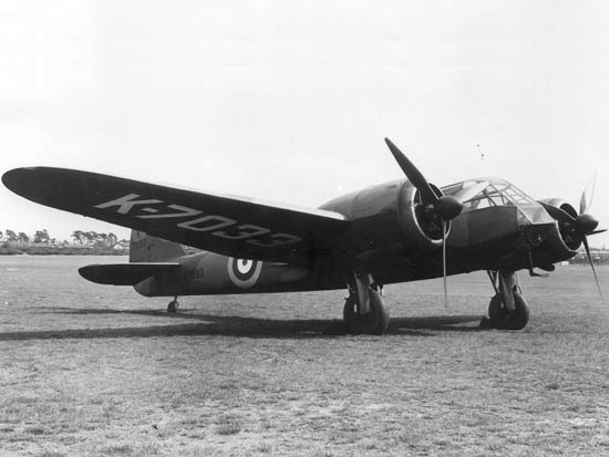 Blenheim lost at North Sea (12 km NW Den Haag) on 19-07-1941 (SGLO ref: T1126)