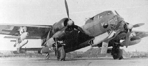 Do 217 lost at Ulicoten on 07-02-1943 (SGLO ref: T2047A)