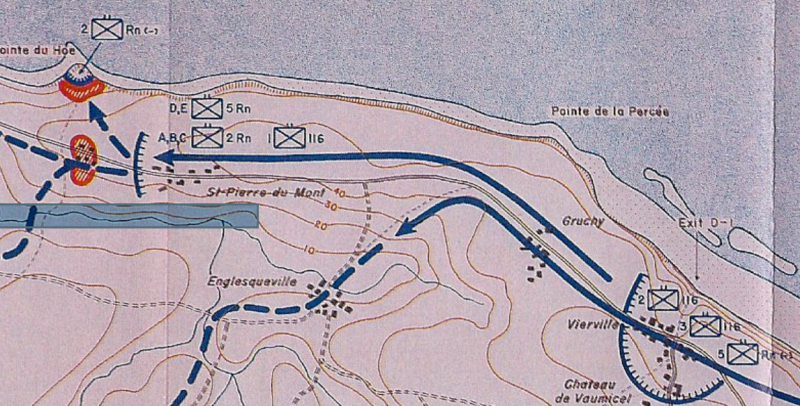 2nd Ranger Battalion to Grandcamp