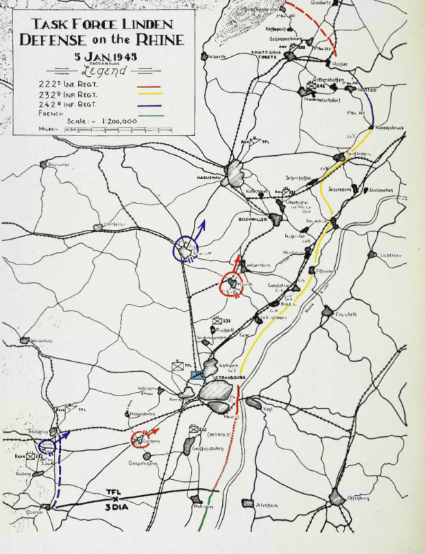 232 Infantry Regiment Coy G moved near Soufflenheim