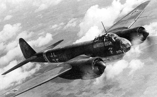 Ju 88 lost at North Sea on 23-11-1940 (SGLO ref: T0907A)