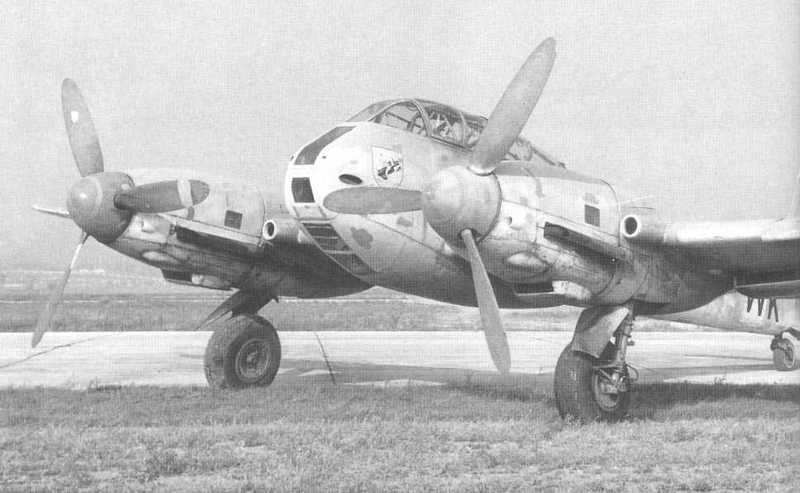 Me 410 lost at Dordrecht (Oudendijk) on 11-06-1944 (SGLO ref: T3766A)