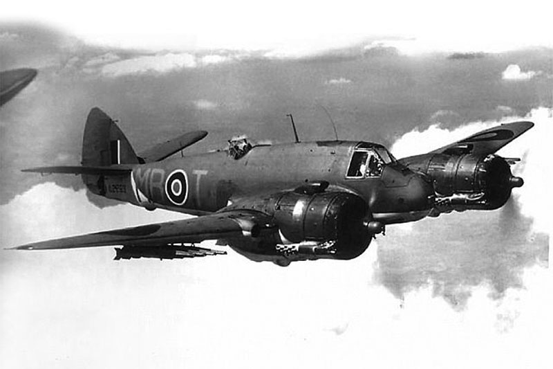 Flight of Beaufighter I R2157 and Flying Officer T H Worth on 1941-08-05