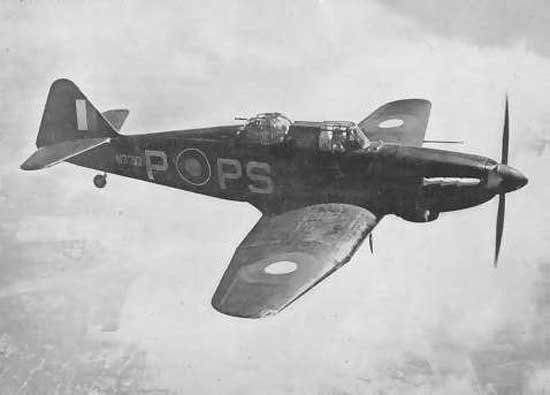 Flight of Defiant I L6953 and Sergeant L C W Daisley on 1940-05-28