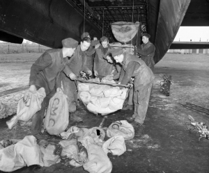 RAF Bomber Command Lancasters Operation Manna day 7 Leiden