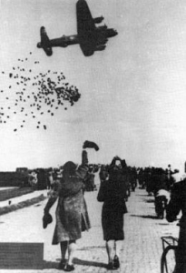 RAF Bomber Command Lancasters Operation Manna day 3 Leiden