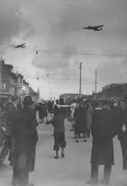 RAF Bomber Command Lancasters Operation Manna day 8 Waalhaven