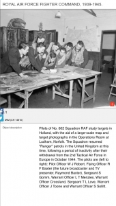 Flight of Spitfire IX PL264 and Flight Sergeant L T Menzies on 1944-08-26