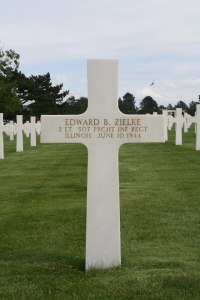 Second Lieutenant Zielke Edward B (Service #: O-436157) died on 1944-06-06