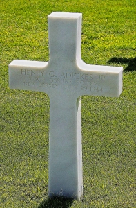 Staff sergeant Adickes Henry G Jr (Service #: 06973868) died on 1944-07-29