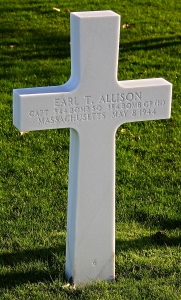 Captain Allison Earl T (Service #: O-798297) died on 1944-05-08