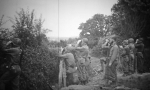90 Infantry Division (USA) firing vehicles (Falaise Gap)