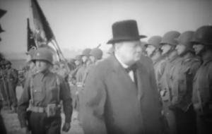 Eisenhower and Churchill visit to 101 Airborne Division (USA)