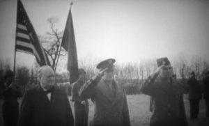 Eisenhower and Churchill visit to 101 Airborne Division (USA)