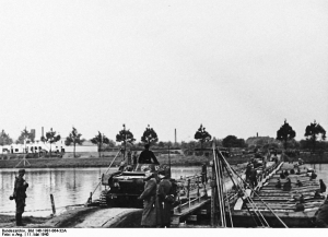 Germans crossing the Meuse, 10 May 1940