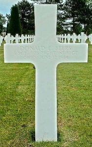 Staff sergeant Beers Donald E (Service #: 35045241) died on 1944-06-06