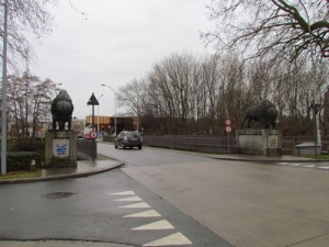12th Manitoba Dragoons landing entering Brugge at this bridge