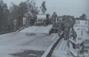 1st Belgian Infantry Brigade (Piron) crossing the Brussel Bridge