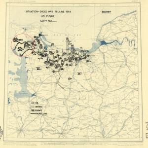 9 Infantry Division (USA) closed the ring around Cherbourg