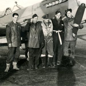 Flight of Spitfire IX MH827 and Flying Officer R M Davenport on 1944-01-09