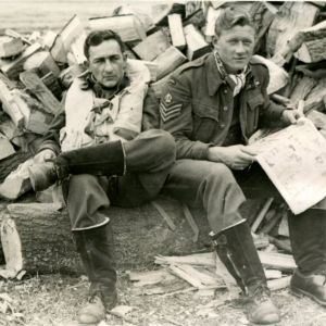 Flight of Spitfire IX MH827 and Flying Officer R M Davenport on 1944-01-09