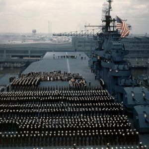 On Tues. 06 Jun 1944 USS Yorktown (Essex-class) stood out of Majuro, Ma.....