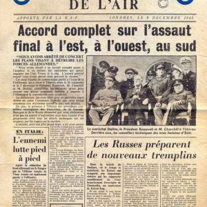 1943-11-28 The Overlord plan | Conference of Teheran