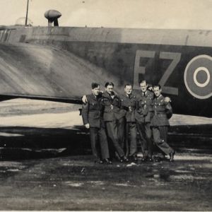 Avro Lancaster I (W4123 UL-R2) on a mission to Frankfurt on 1943-12-21