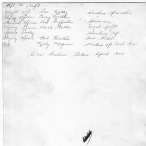 Wellington lost at North Sea (W Hoek van Holland) on 30-08-1944 (SGLO ref: T3960)