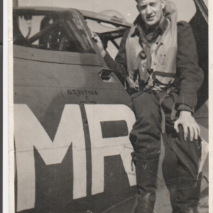 Flight of Typhoon Ib JP971 and Flight Sergeant W N Waudby on 1944-01-08