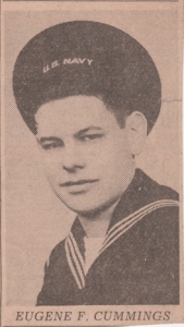 Motor Machinist's Mate, Second Class Cummings Eugene F (Service #: 06011523) died on 1945-04-29