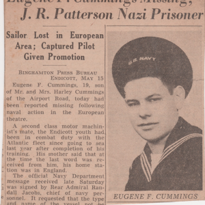 Motor Machinist's Mate, Second Class Cummings Eugene F (Service #: 06011523) died on 1945-04-29