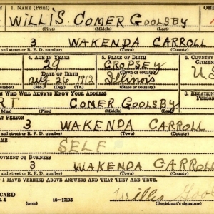 Staff sergeant Goolsby Willis C (Service #: 37138366) died on 1944-07-01