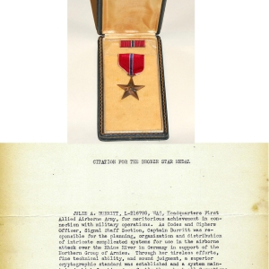 JULIE A. BURRITT, L-216798, WAC, Headquarters First Allied Airborne Army