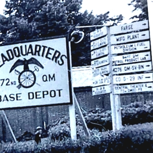 72 Quartermaster Base Depot stayed at Bromborough Cheshire on 18 november 1944