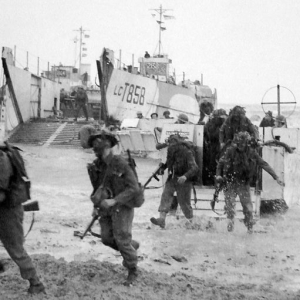 No. 47 Royal Marine Commando Saint Cômte-de-Fresne liberated at 08.00