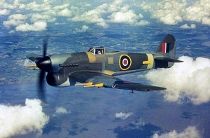 Flight of Typhoon IB RB333 and Flying Officer I J V Wallace on 1945-01-23