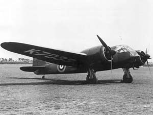 Bristol Blenheim IV (Z7496 WV-W) on a mission to Rotterdam on 1941-07-15